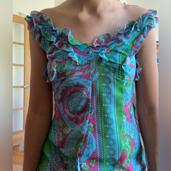 Versace Jeans Collection 90s floral dress - Picture 3 of 9